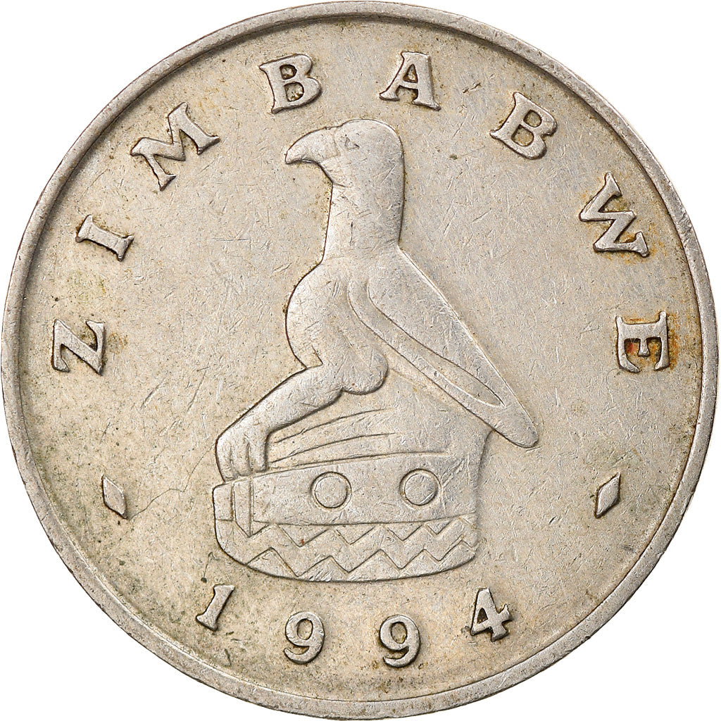 Moneda, Zimbabue, 20 Cents, 1994, MBC, Cobre - níquel, KM:4