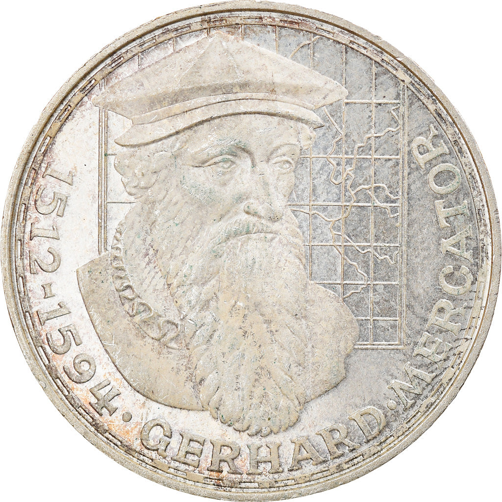 Moeda, ALEMANHA - REPÚBLICA FEDERAL, 5 Mark, 1969, Stuttgart, Germany, BE