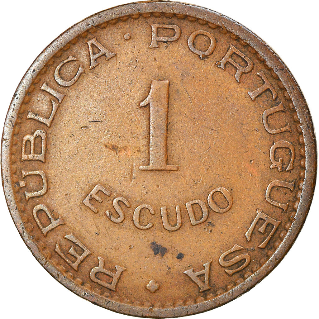 Coin, Angola, Escudo, 1956, EF(40-45), Bronze, KM:76
