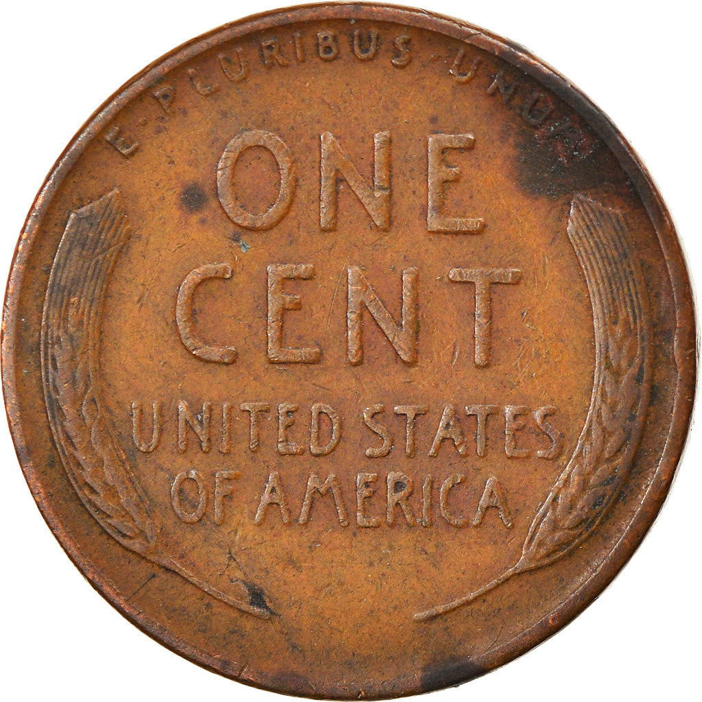 Monnaie, États-Unis, Lincoln Cent, Cent, 1947, U.S. Mint, Denver, TB+, Laiton