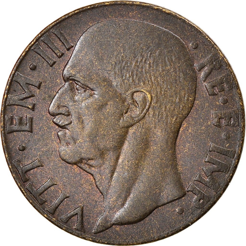 Coin, Italy, Vittorio Emanuele III, 10 Centesimi, 1942, Rome, AU(55-58)