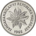 Coin, Madagascar, 2 Francs, 1965, Paris, MS(63), Stainless Steel, KM:E7