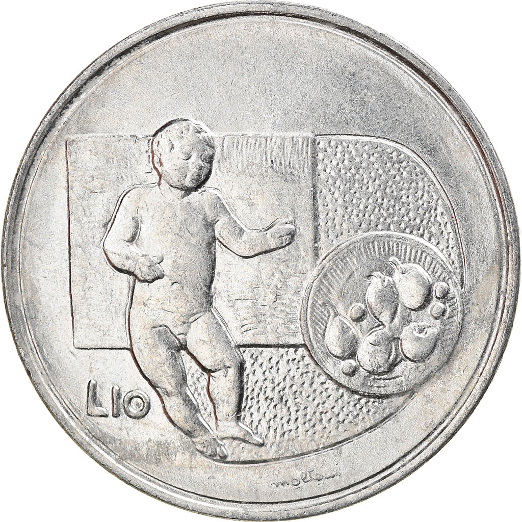 Monnaie, San Marino, 10 Lire, 1976, Rome, TTB, Aluminium, KM:54