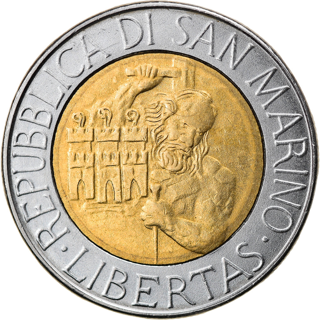 Munten, San Marino, 500 Lire, 1994, Rome, PR+, Bi-Metallic, KM:314