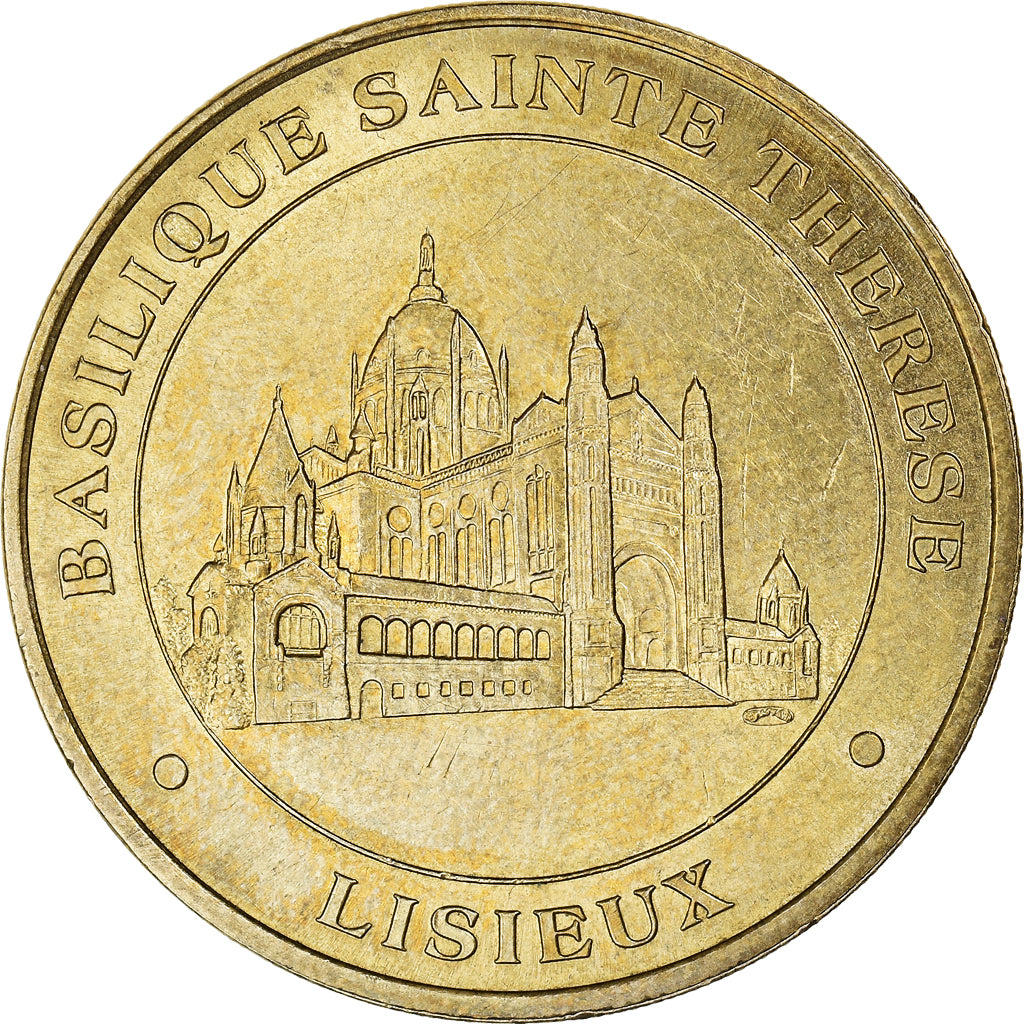 France, Token, Touristic token, Basilique Sainte-Thérèse, Lisieux, 2005, MDP