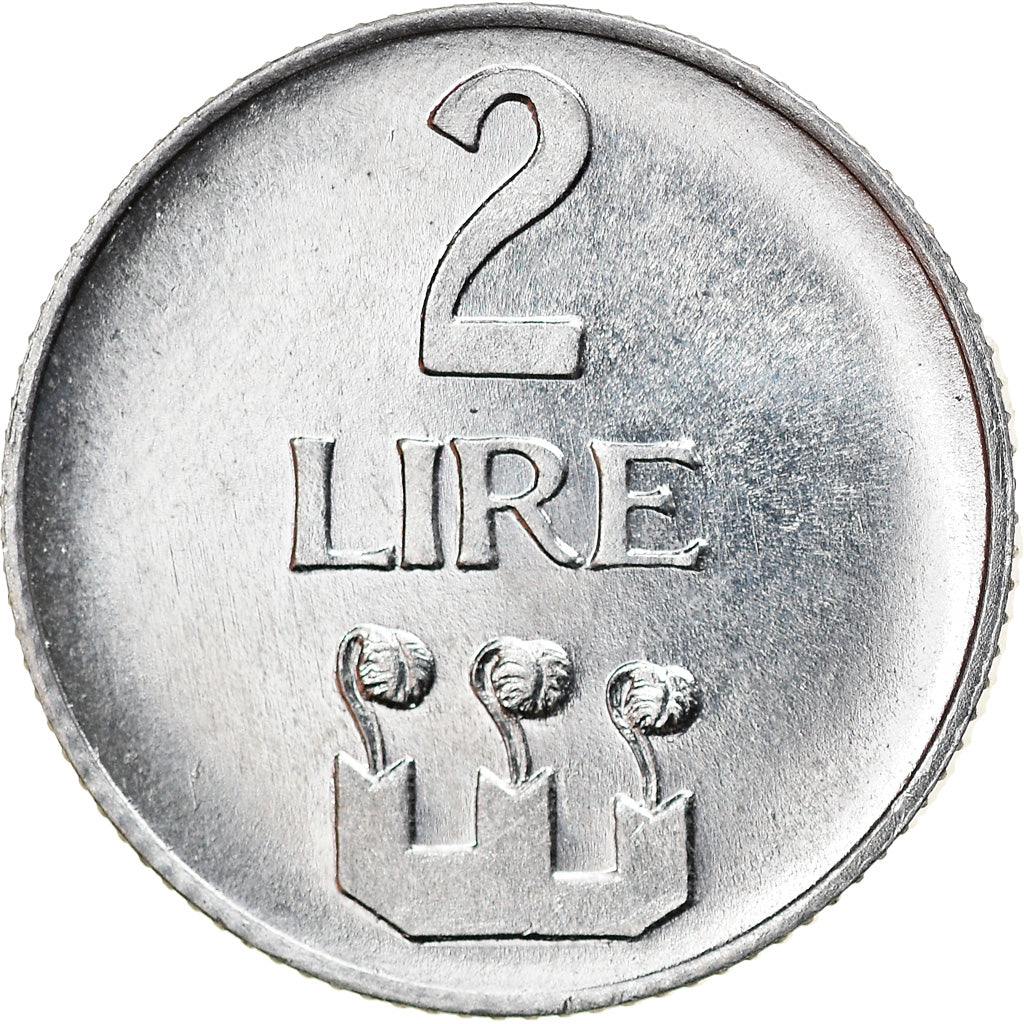 Moneta, San Marino, 2 Lire, 1972, Rome, SPL, Alluminio, KM:15