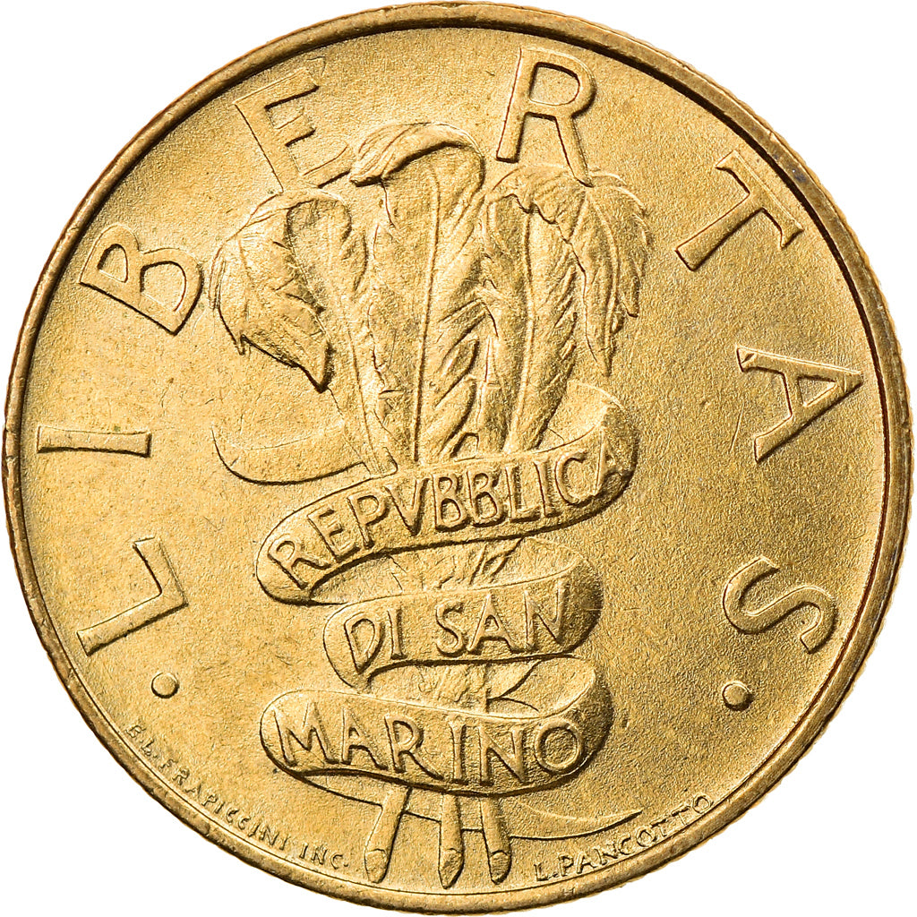 Monnaie, San Marino, 200 Lire, 1995, SPL, Aluminum-Bronze, KM:329