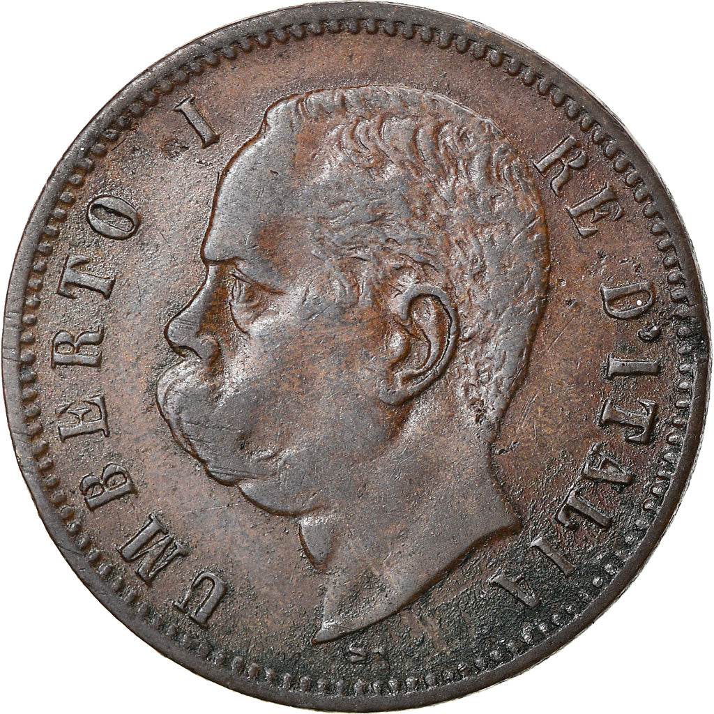 Moneta, Włochy, Umberto I, 2 Centesimi, 1900, Rome, EF(40-45), Miedź, KM:30