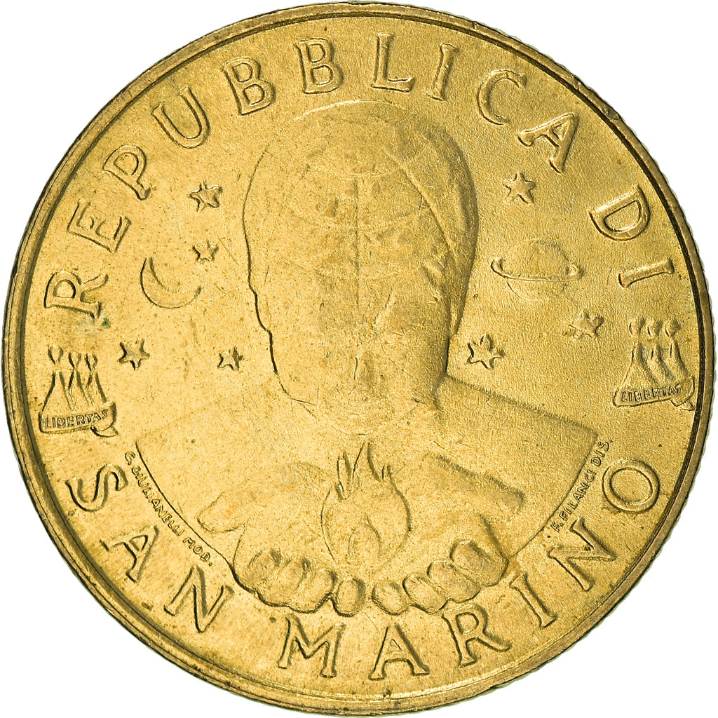 Münze, San Marino, 200 Lire, 1997, Rome, SS+, Aluminum-Bronze, KM:366
