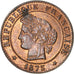 Moneta, Francia, Cérès, Centime, 1875, Bordeaux, SPL-, Bronzo, KM:826.2