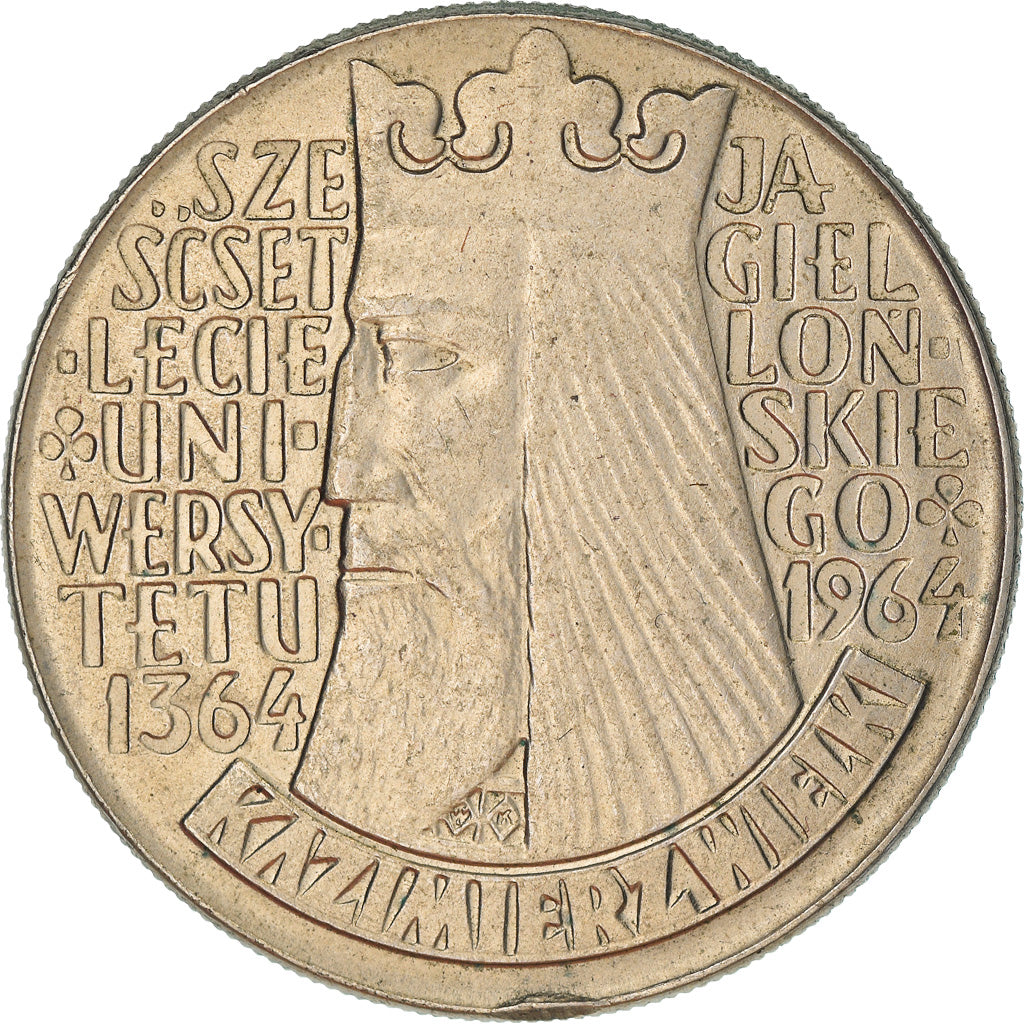 Monnaie, Pologne, 10 Zlotych, 1964, Warsaw, TTB, Copper-nickel, KM:52.2