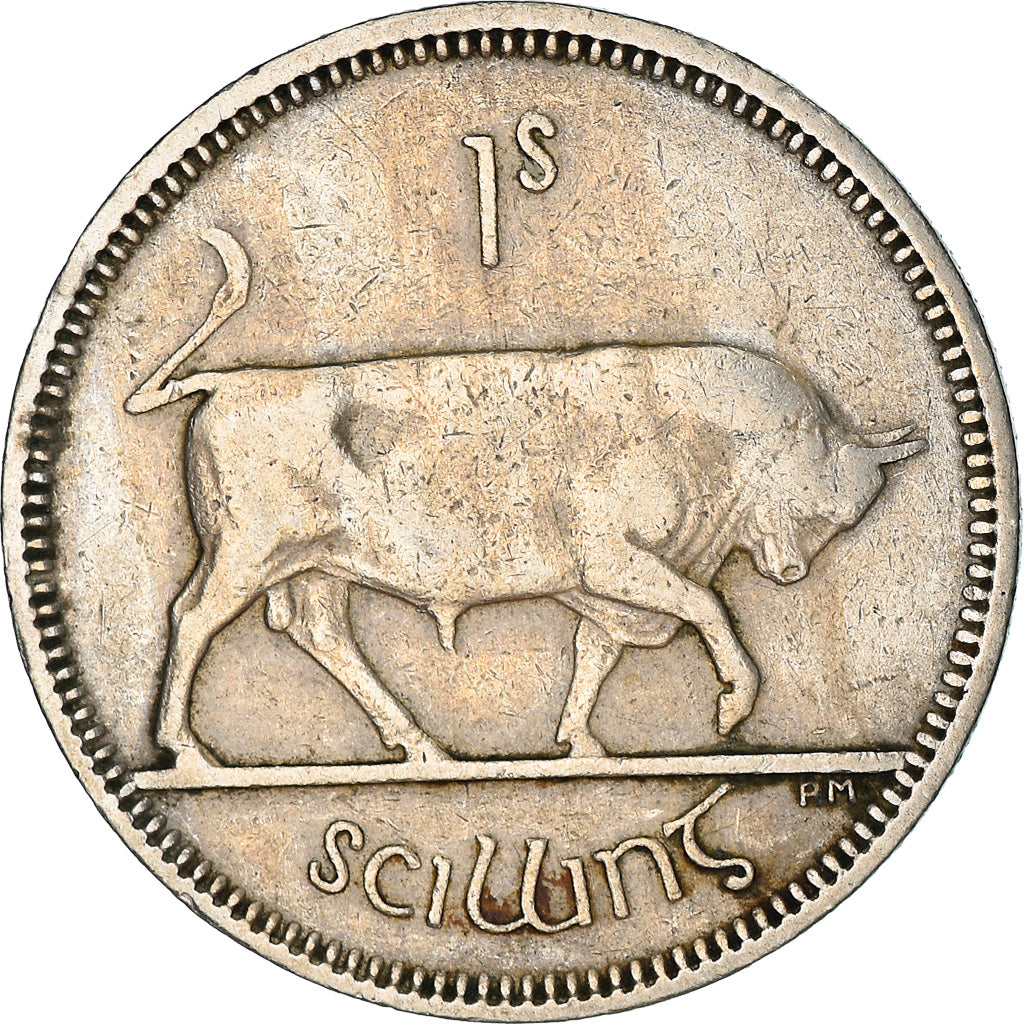 Coin, IRELAND REPUBLIC, Shilling, 1962, EF(40-45), Copper-nickel, KM:14A