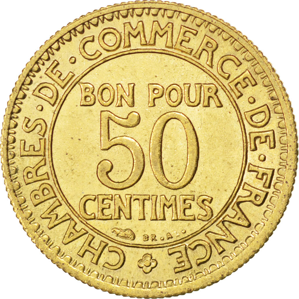 Coin, France, Chambre de commerce, 50 Centimes, 1926, MS(60-62)