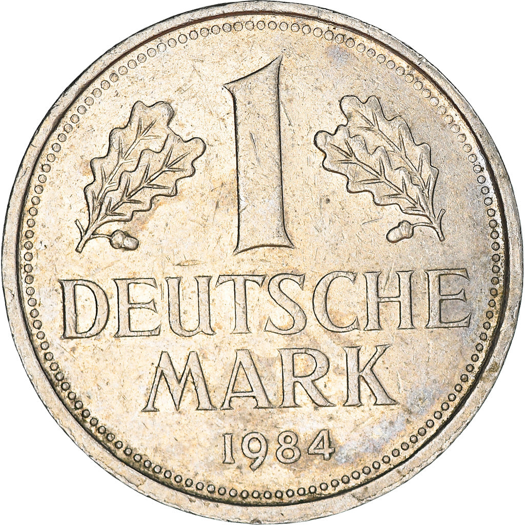 Moneta, GERMANIA - REPUBBLICA FEDERALE, Mark, 1984, Stuttgart, BB, Rame-nichel