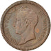 Coin, Monaco, Honore V, Decime, 1838, Monaco, VF(30-35), Copper, KM:97.1