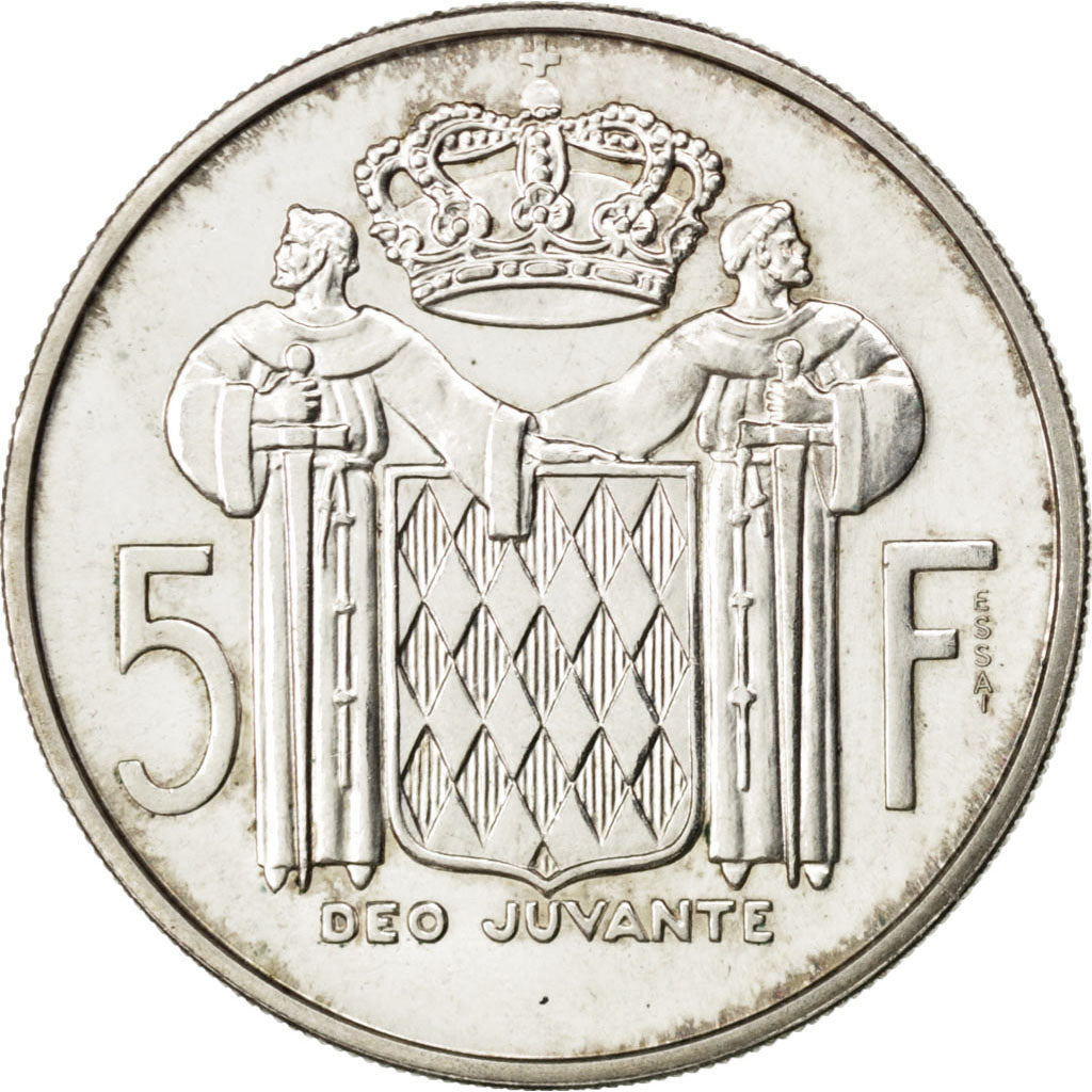 Moneta, Monaco, 5 Francs, 1960, SPL-, Argento, KM:E41, Gadoury:152