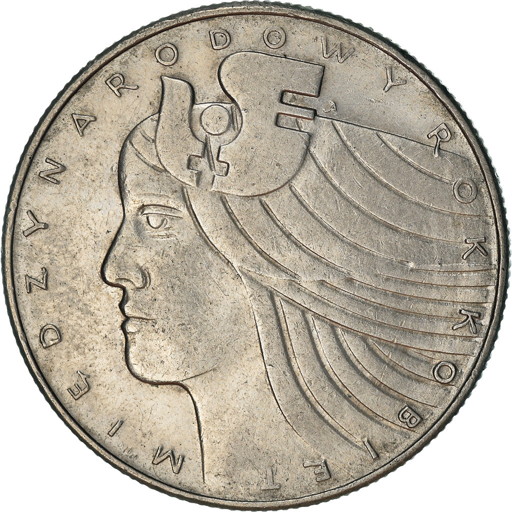 Munten, Polen, 20 Zlotych, 1975, Warsaw, ZF, Copper-nickel, KM:75