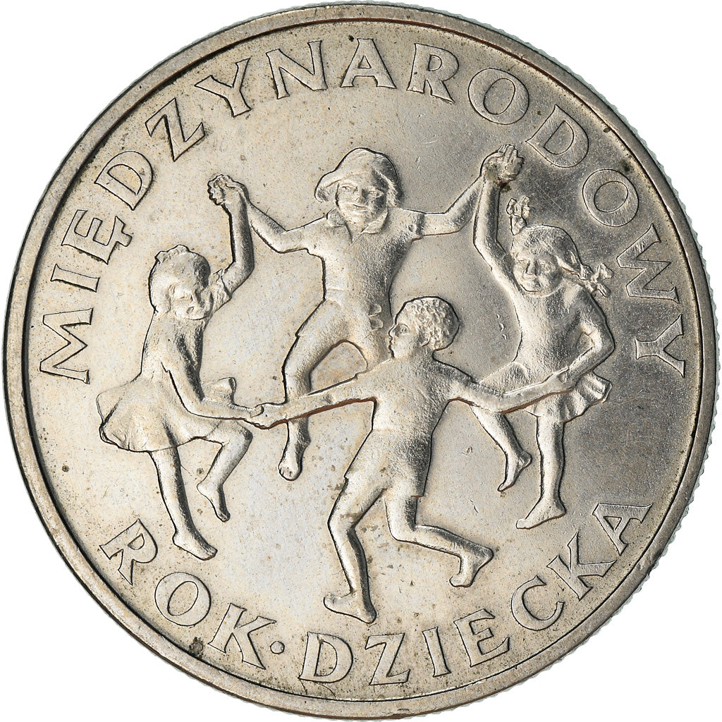 Munten, Polen, 20 Zlotych, 1979, année internationale des enfants, ZF