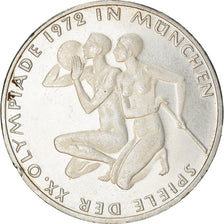 Münze, Bundesrepublik Deutschland, 10 Mark, 1972, Stuttgart, VZ, Silber, KM:132