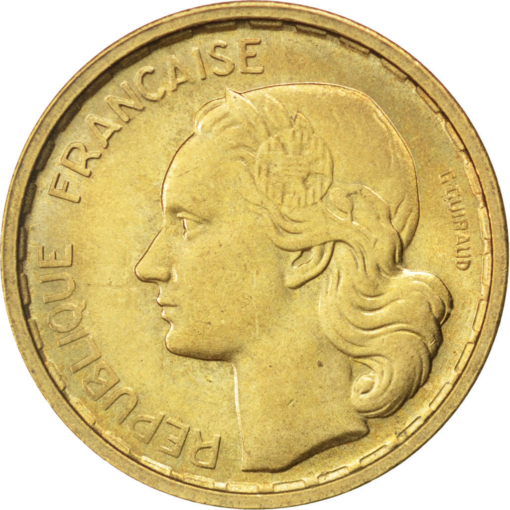 Coin, France, Guiraud, 10 Francs, 1950, Beaumont le Roger, MS(60-62)