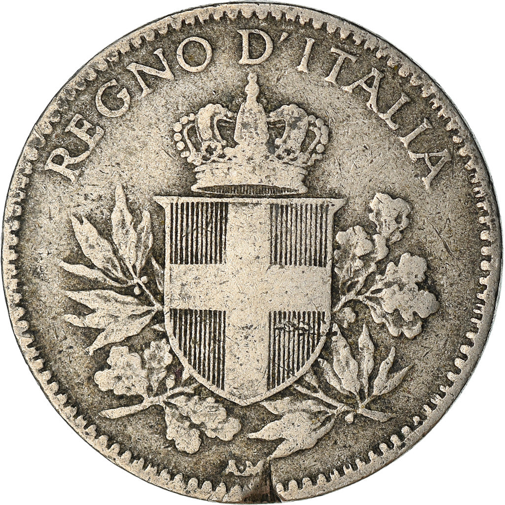 Monnaie, Italie, Vittorio Emanuele III, 20 Centesimi, 1918, Rome, B+