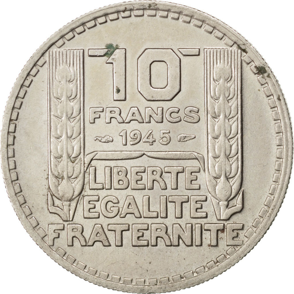 Monnaie, France, Turin, 10 Francs, 1945, TTB, Copper-nickel, KM:908.1