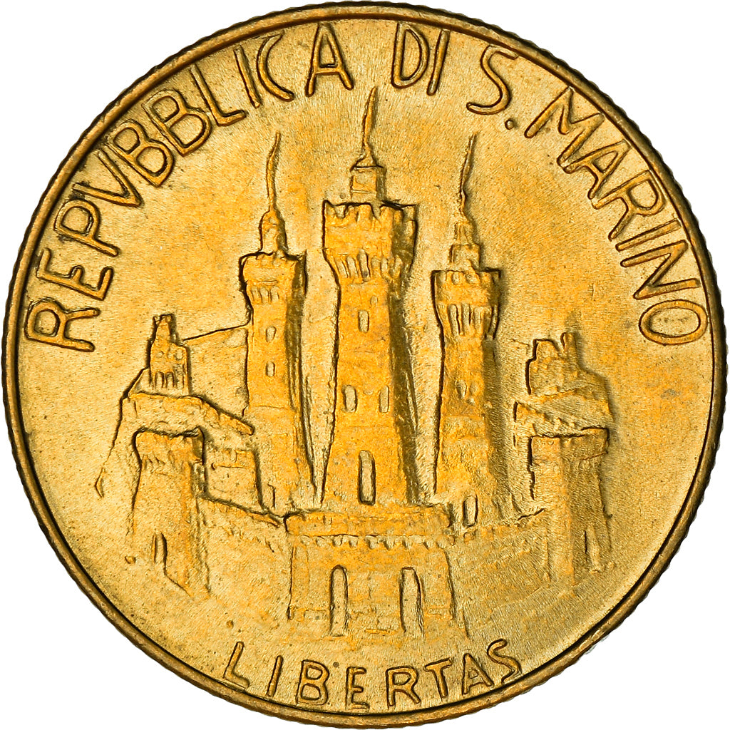 Coin, San Marino, 200 Lire, 1984, Rome, AU(55-58), Aluminum-Bronze, KM:166