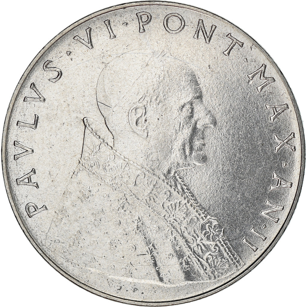 Monnaie, Cité du Vatican, Paul VI, 50 Lire, 1964, TTB, Stainless Steel, KM:81.1