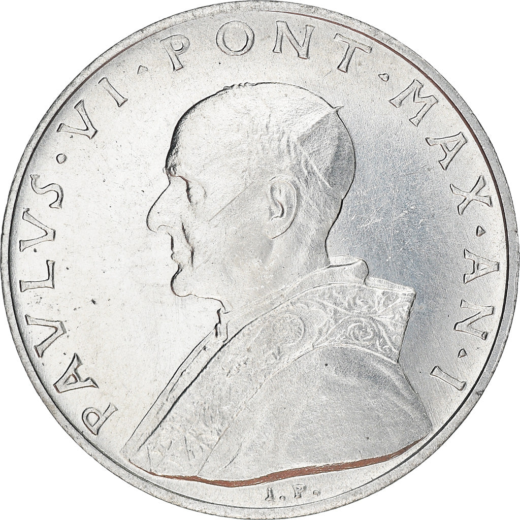 Monnaie, Cité du Vatican, Paul VI, 10 Lire, 1963, SUP, Aluminium, KM:79.1