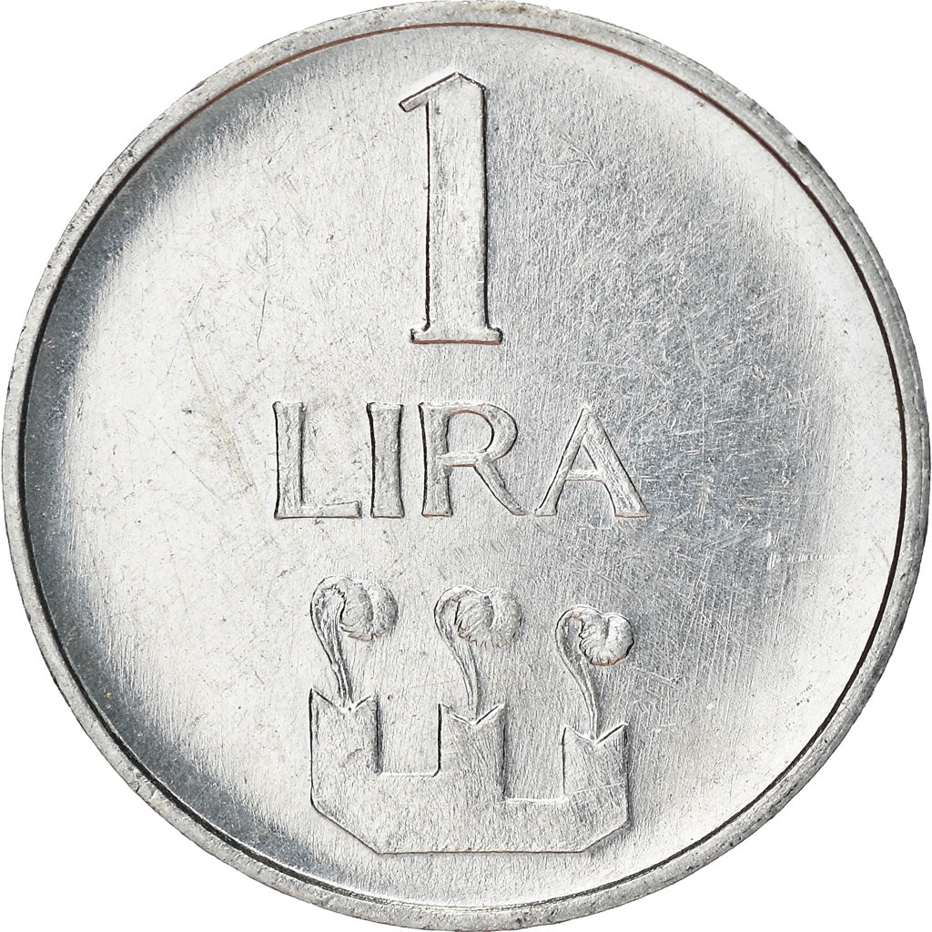 Coin, San Marino, Lira, 1972, Rome, AU(50-53), Aluminum, KM:14