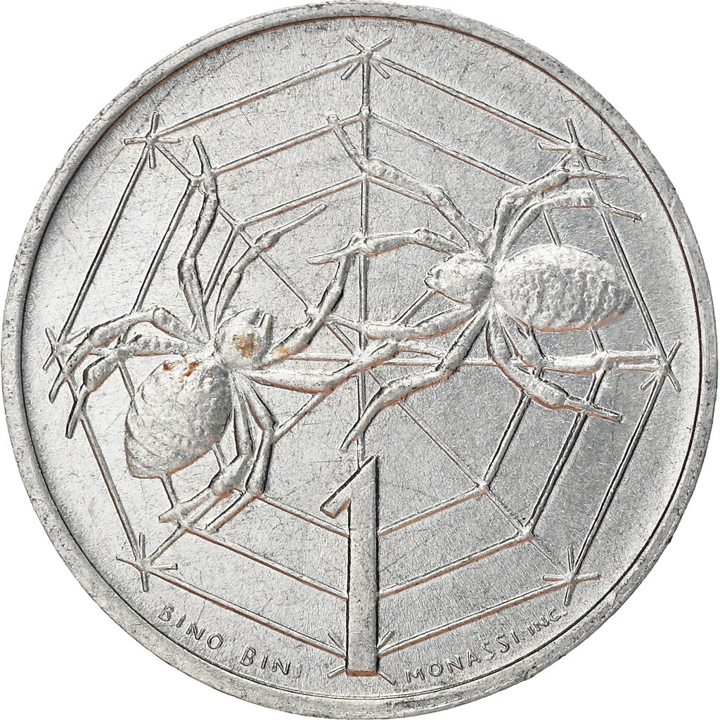 Coin, San Marino, Lira, 1975, AU(55-58), Aluminum, KM:40
