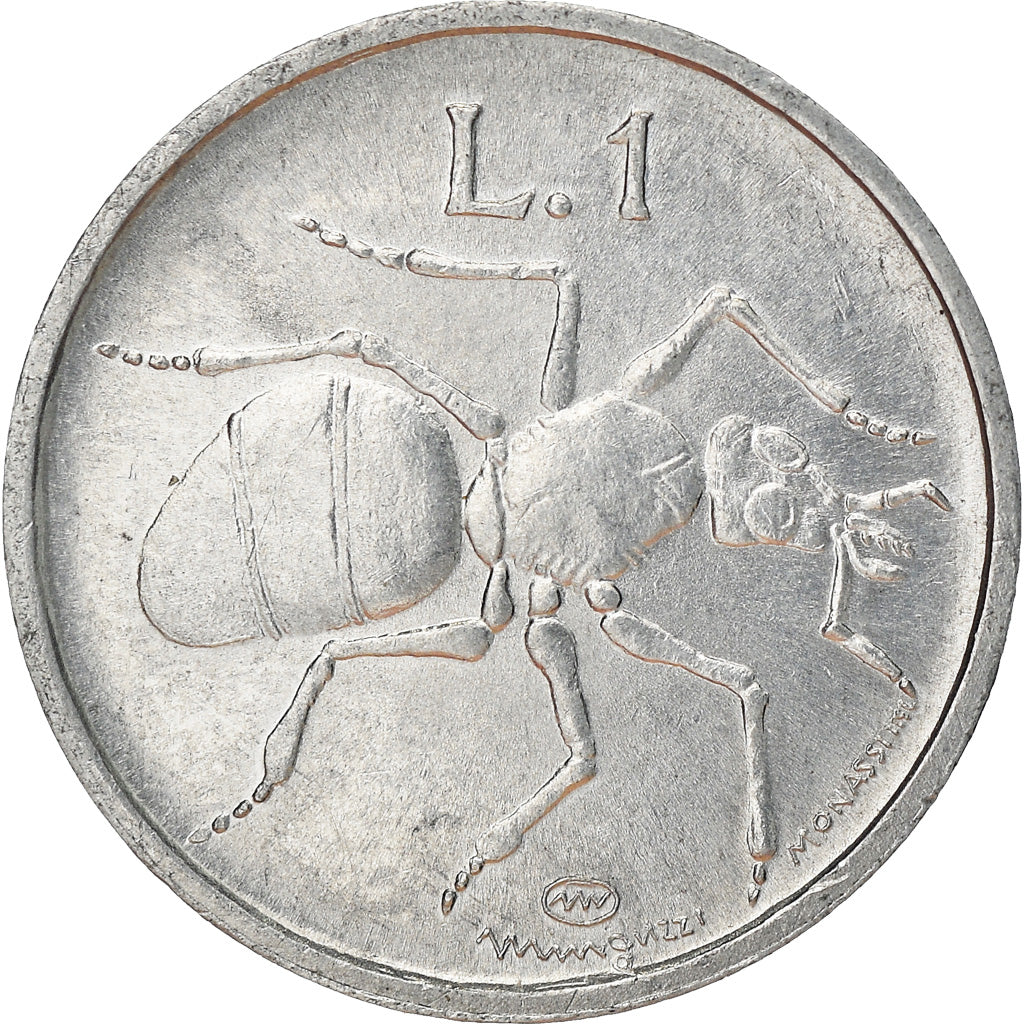 Moneta, San Marino, Lira, 1974, Rome, SPL+, Alluminio, KM:30