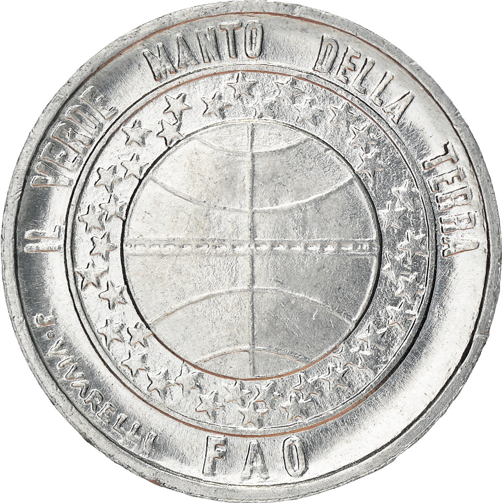 Moneta, San Marino, Lira, 1977, BB+, Alluminio, KM:63