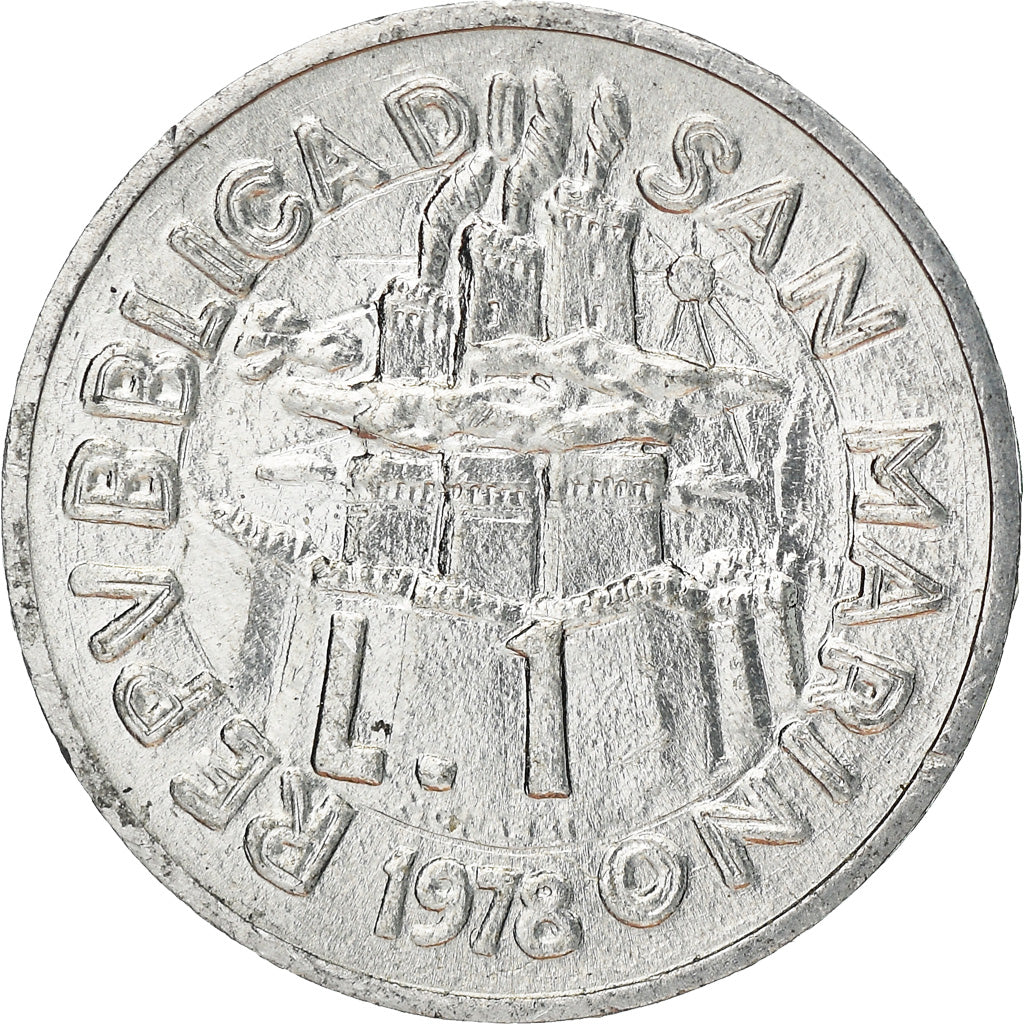 Monnaie, San Marino, Lira, 1978, Rome, TTB+, Aluminium, KM:76