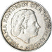 Coin, Netherlands, Juliana, Gulden, 1956, EF(40-45), Silver, KM:184