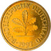 Coin, GERMANY - FEDERAL REPUBLIC, 5 Pfennig, 1997, Munich, BE, MS(63), Brass