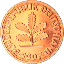 Coin, GERMANY - FEDERAL REPUBLIC, 2 Pfennig, 1997, Berlin, BE, MS(63), Copper