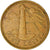 Coin, Barbados, 5 Cents, 1988, Franklin Mint, EF(40-45), Brass, KM:11