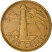 Coin, Barbados, 5 Cents, 1988, Franklin Mint, EF(40-45), Brass, KM:11