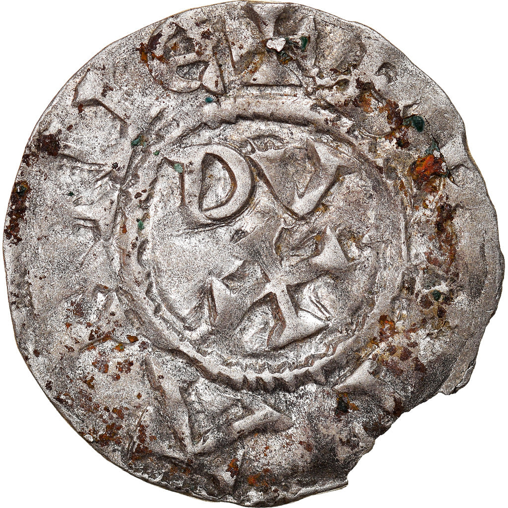 Munten, Frankrijk, Conan IV, Denier, XIIth century, Rennes, Rare, ZF, Billon