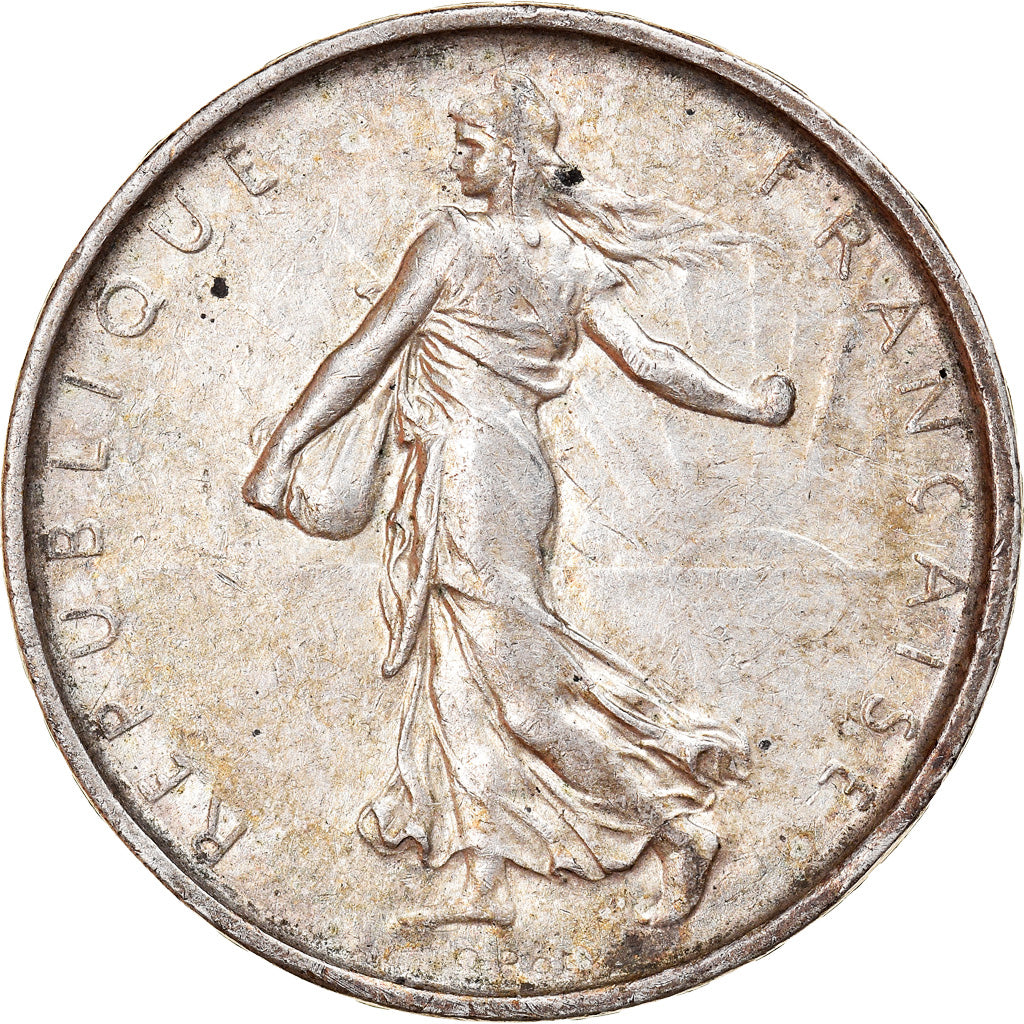 Münze, Frankreich, Semeuse, 5 Francs, 1967, Paris, SS+, Silber, KM:926