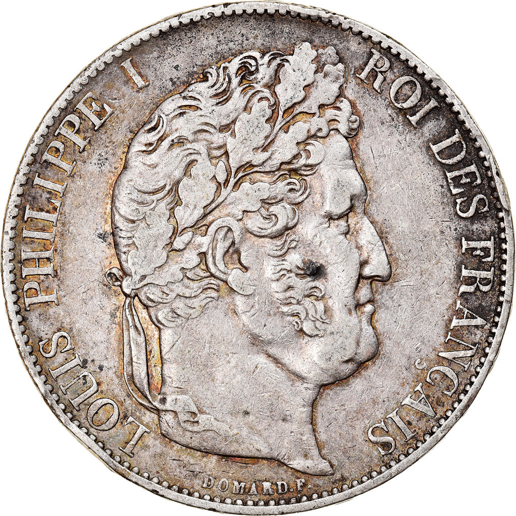 Monnaie, France, Louis-Philippe, 5 Francs, 1845, Lille, TB+, Argent