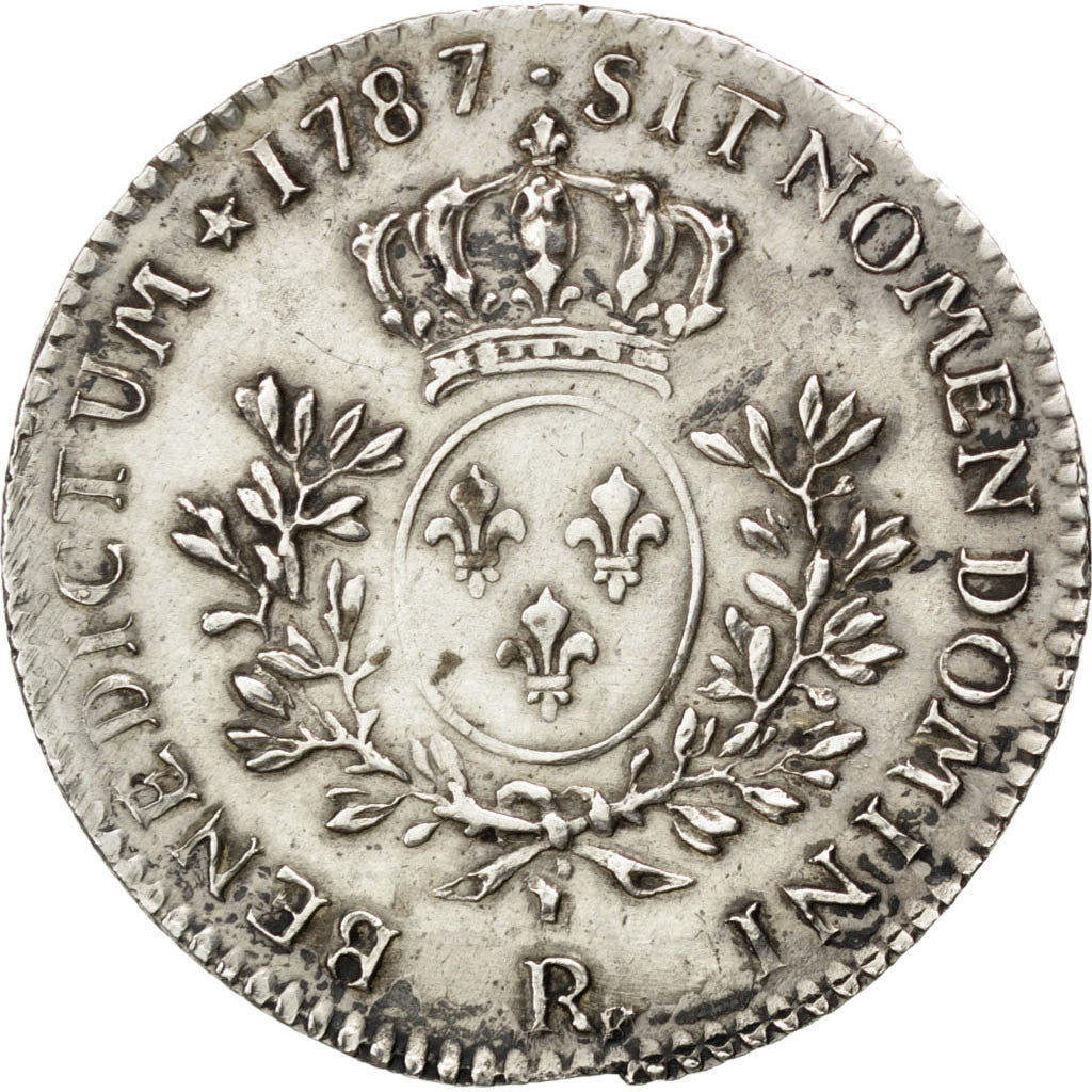 Moneta, Francia, Louis XVI, 1/5 Écu, 24 Sols, 1/5 ECU, 1787, Orléans, SPL-