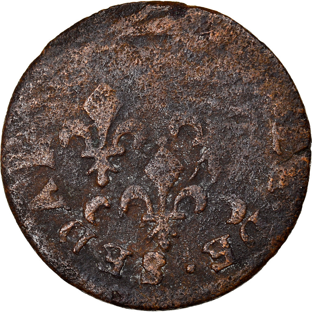 Münze, Frankreich, Double Tournois, Sedan, S, Kupfer, CGKL:580