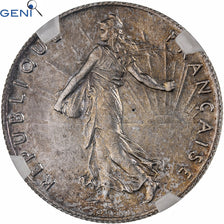 Coin, France, Semeuse, 50 Centimes, 1897, Paris, GENI, NC99, MS(63), Silver
