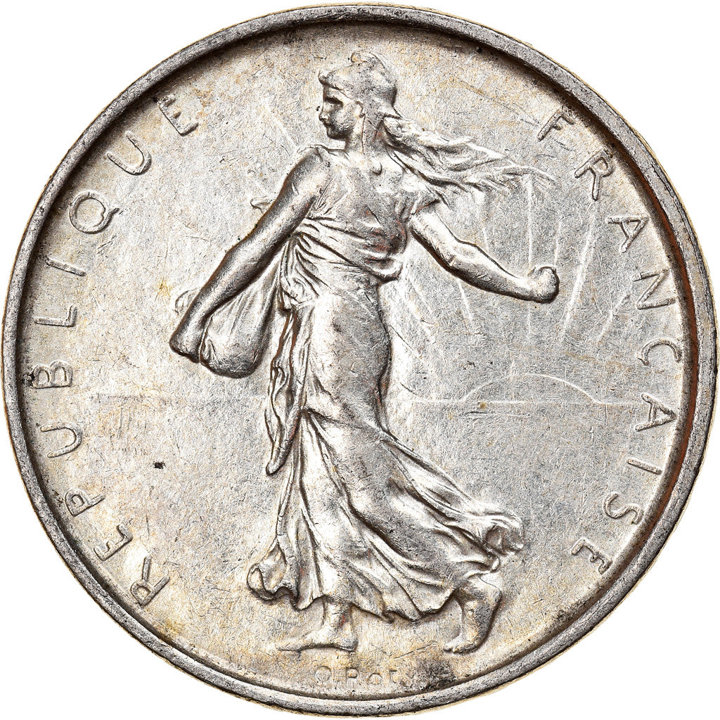 Coin, France, Semeuse, 5 Francs, 1967, Paris, AU(50-53), Silver, KM:926