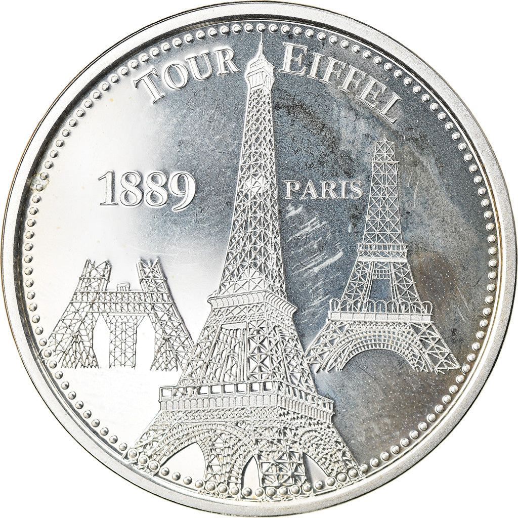 France, Medal, Les plus beaux trésors du patrimoine de France, Tour Eiffel