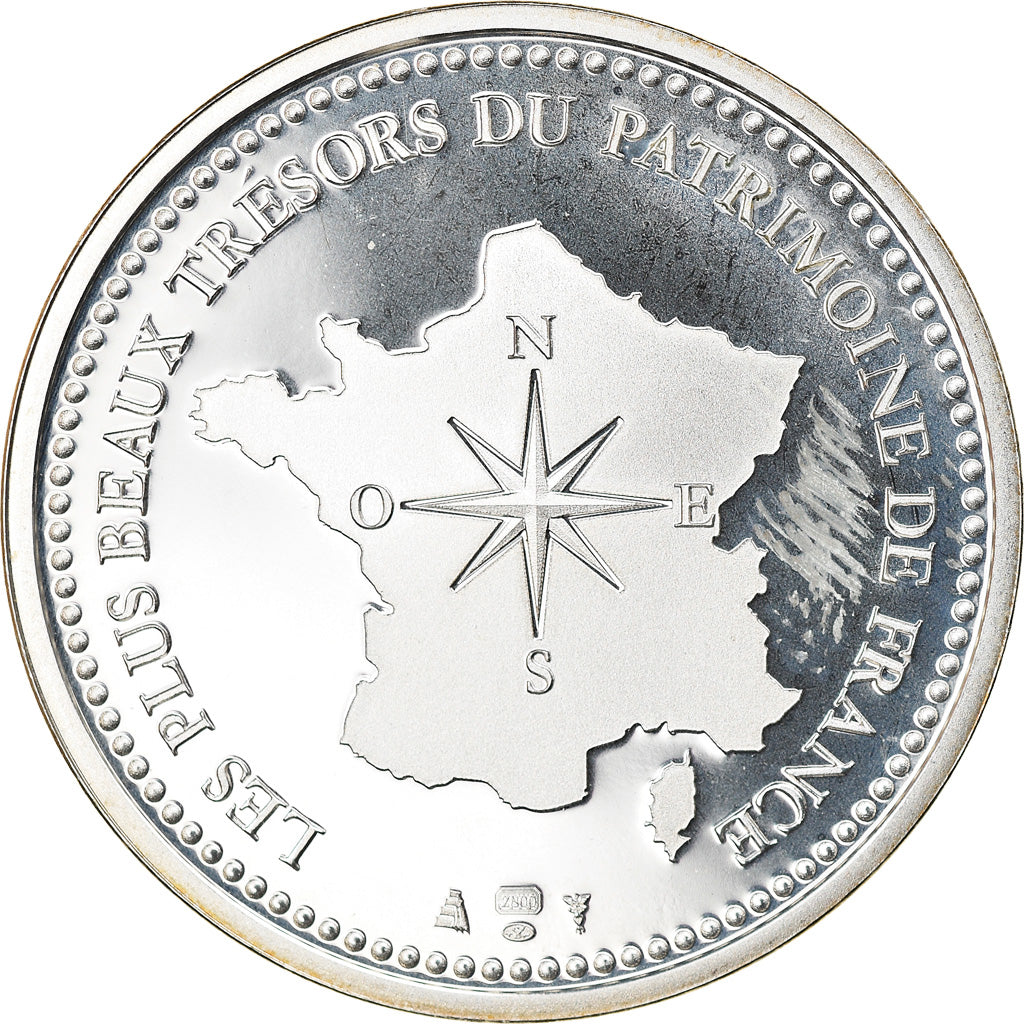 France, Medal, La Cathédrale de Rouen, Arts & Culture, MS(65-70), Silver