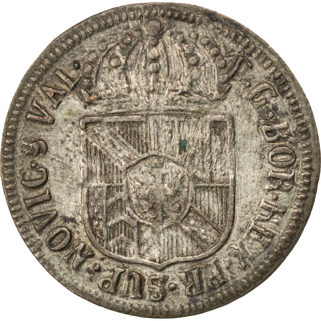 Coin, SWISS CANTONS, NEUCHATEL, 1/2 Batzen, 1789, Neuenburg, AU(50-53), Billon