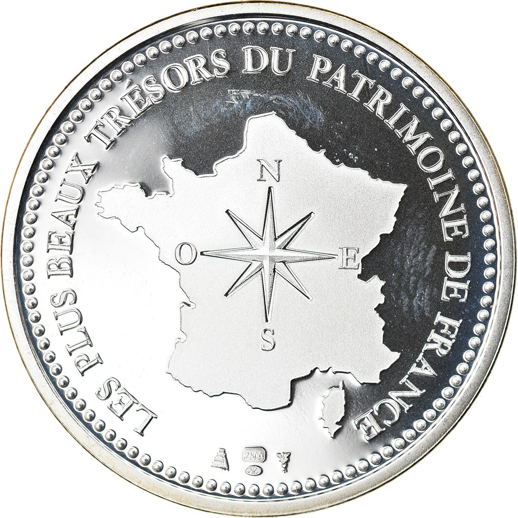 France, Médaille, La Citadelle de Carcassonne, Arts & Culture, FDC, Argent